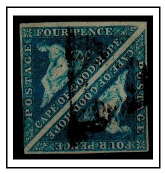 CAPE OF GOOD HOPE - 1863 4d blue 