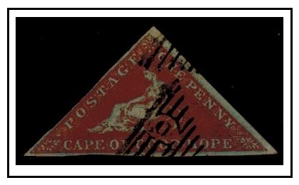 CAPE OF GOOD HOPE - 1853 1d pale brick red 