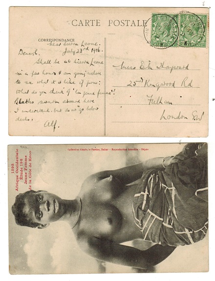 SIERRA LEONE - 1916 1/2d 