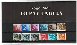 GREAT BRITAIN - 1982 POSTAGE DUE presentation pack.  SG ZPP4.