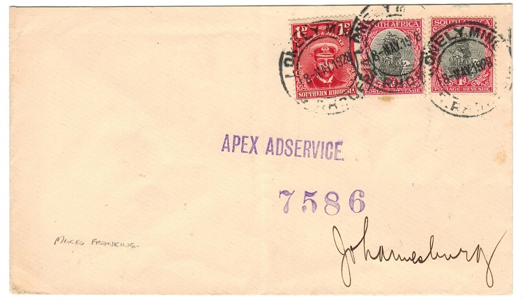 SOUTHERN RHODESIA - 1928 3d rate 