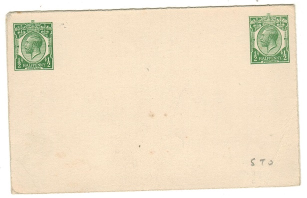 GREAT BRITAIN - 1912 1/2d yellow green 