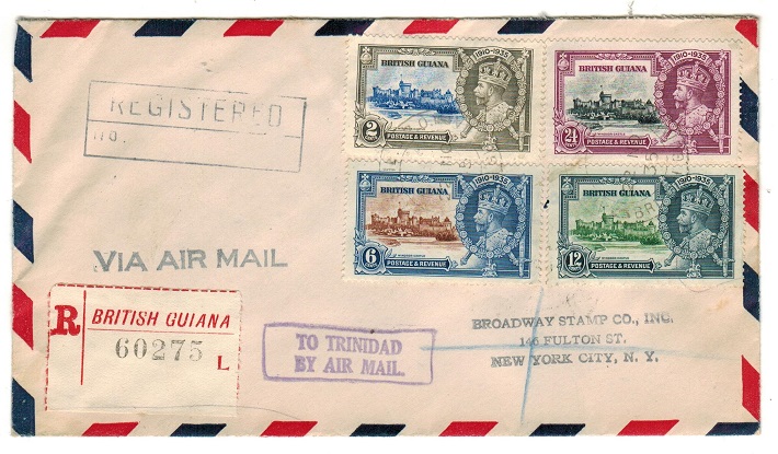 BRITISH GUIANA - 1935 registered 