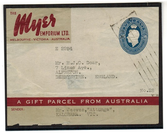 AUSTRALIA - 1946 5/10d blue 