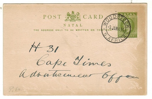 CAPE OF GOOD HOPE - 1914 use of 1/2d green 