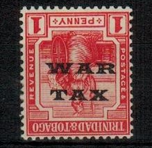 TRINIDAD AND TOBAGO - 1918 1d scarlet 