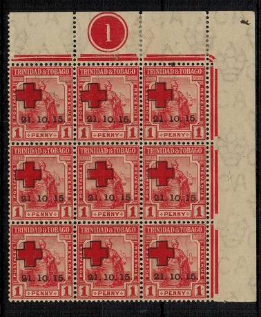 TRINIDAD AND TOBAGO - 1915 1d red 