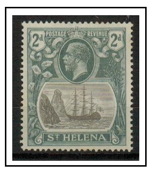 ST.HELENA - 1923 2d grey and slate 