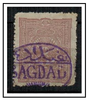 IRAQ - 1900 (circa) 20pa adhesive of Turkey cancelled BAGDAD in violet.