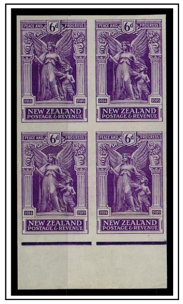 NEW ZEALAND - 1920 6d 