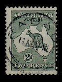 NEW GUINEA - 1919 use of Australian (un-overprinted) 2d grey 