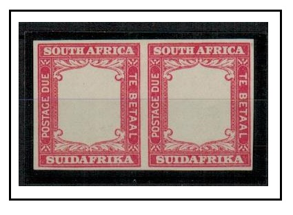 SOUTH AFRICA - 1927 (1d) IMPERFORATE PLATE PROOF 