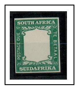 SOUTH AFRICA - 1927 (1/2d) IMPERFORATE PLATE PROOF  