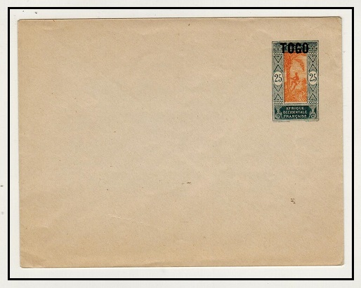 TOGO - 1921 25c violet and grey PSE of Dahomey overprinted TOGO mint.  H&G 5.