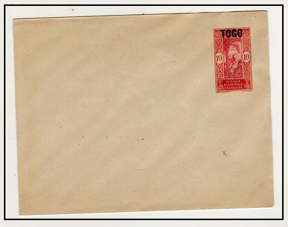 TOGO - 1921 10c orange and brown PSE of Dahomey overprinted TOGO mint.  H&G 4.