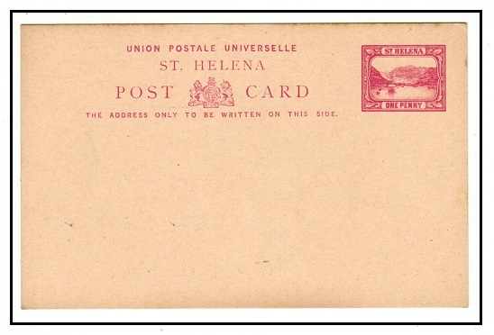 ST.HELENA - 1896 1d red PSC unused.  H&G 1.