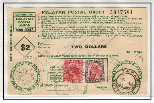 MALAYA - 1938 $2 