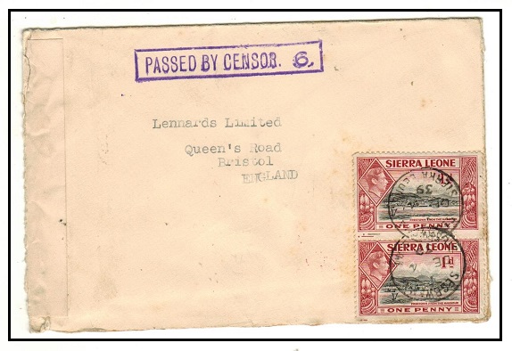 SIERRA LEONE - 1939 2d rate 