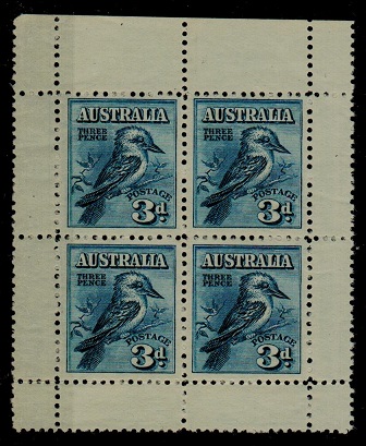 AUSTRALIA - 1928 3d blue 