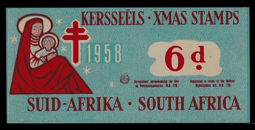 SOUTH AFRICA - 1958 6d Xmas 