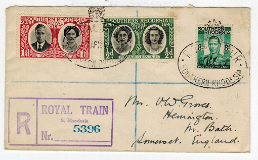 SOUTHERN RHODESIA - 1947 registered 