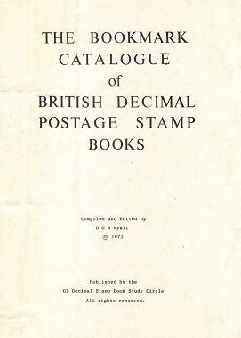 GREAT BRITAIN - British Decimal Postage Stamps handbook by D.G.A.Myall.