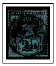 NIGER COAST - 1892 2 1/2d purple on blue (SG 4) cancelled BUGUMA