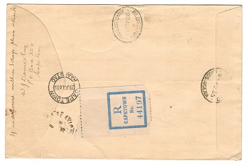 SOUTH AFRICA - 1935 first flight cover to Nigeria with 
