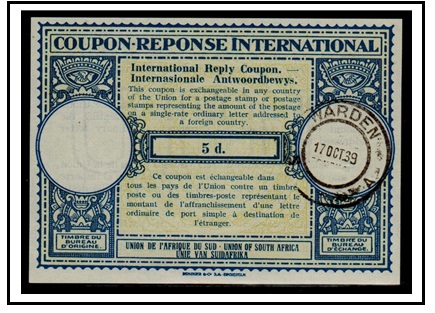 SOUTH AFRICA - 1939 5d 