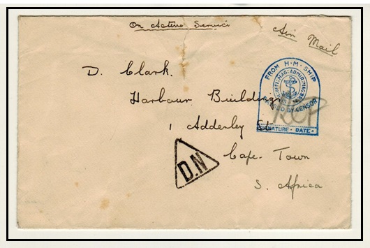 SOUTH AFRICA - 1942 (circa) stampless 
