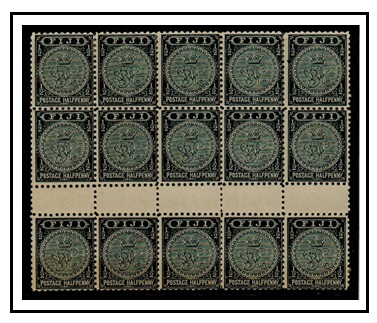 FIJI - 1891 1/2d greenish slate 