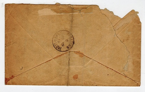 SIERRA LEONE - 1914 TRAVELLING POST OFFICE cover to UK.