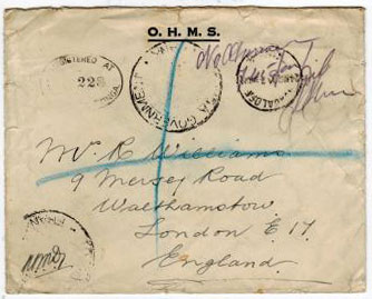 TONGA - 1930 stampless registered O.H.M.S. envelope to UK from NUFUALOFA.