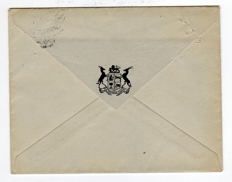 SOUTH AFRICA - 1932 stampless POSTMASTERS GENERALS OFFICE/OFFICIAL FREE cover.