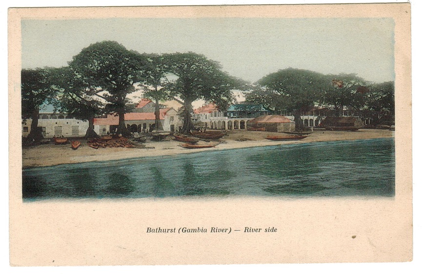 GAMBIA - 1902 (circa) unused postcard.