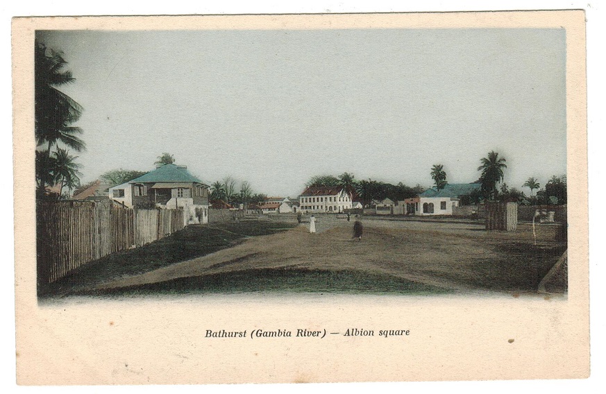 GAMBIA - 1902 (circa) unused postcard.