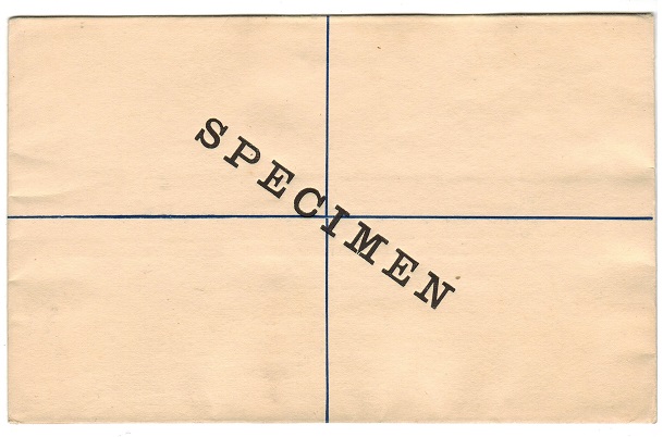 TANGANYIKA - 1923 50c RPSE (size H) unused SPECIMEN.  H&G 1a.