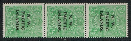 NEW GUINEA - 1915 1/2d green mint 