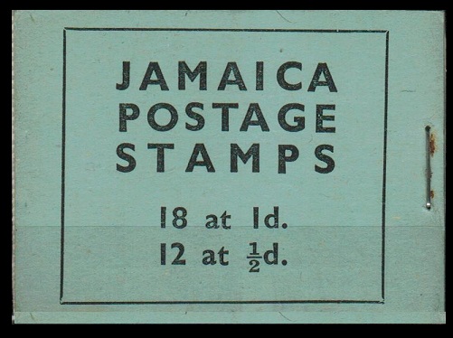 JAMAICA - 1942 2/- BOOKLET (reconstructed).  SG SB10.