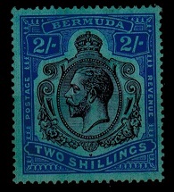BERMUDA - 1927 2/- purple and bright blue 