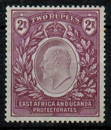 K.U.T. - 1903 2r dull and bright purple mint.  SG 12.