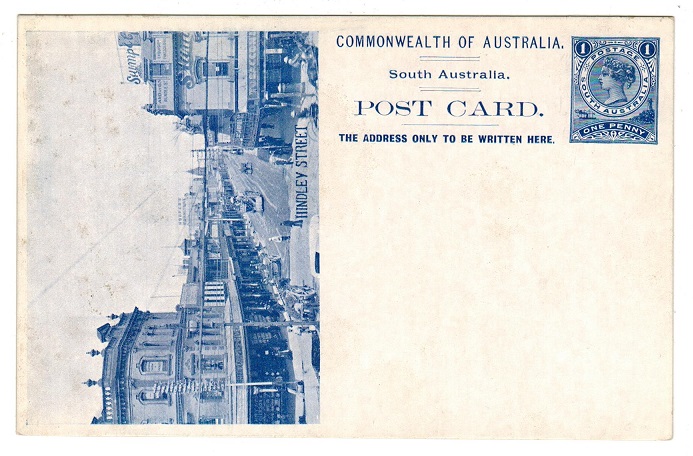SOUTH AUSTRALIA - 1908 1d PSC depicting 