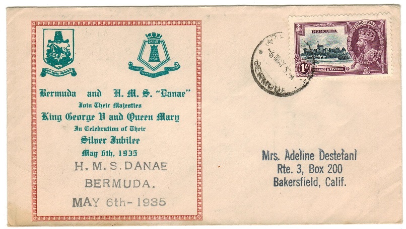 BERMUDA - 1935 1/- 