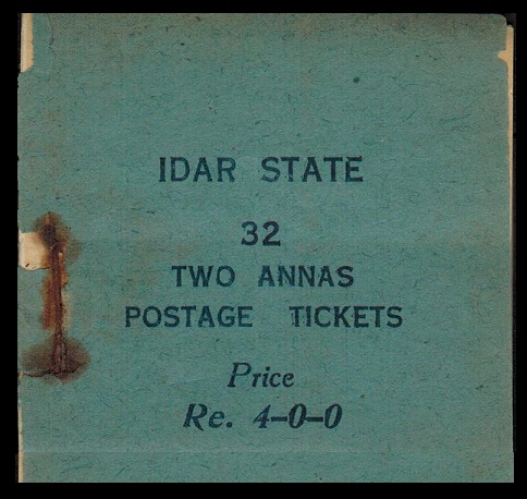 INDIA - 1944 Re4 complete BOOKLET.