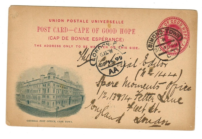 CAPE OF GOOD HOPE - 1898 1d carmine illustrated 