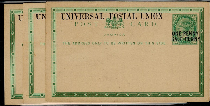 JAMAICA - 1879 1 1/2d on 3d green 