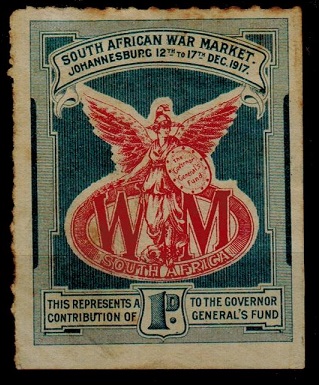 SOUTH AFRICA - 1917 1d 