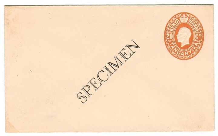 K.U.T. - 1935 20c orange PSE SPECIMEN.  H&G 5.