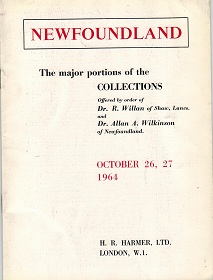 NEWFOUNDLAND - Harmers auction catalogue
