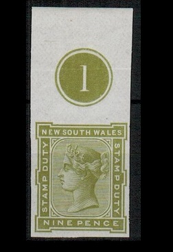 NEW SOUTH WALES - 1881 9d green 